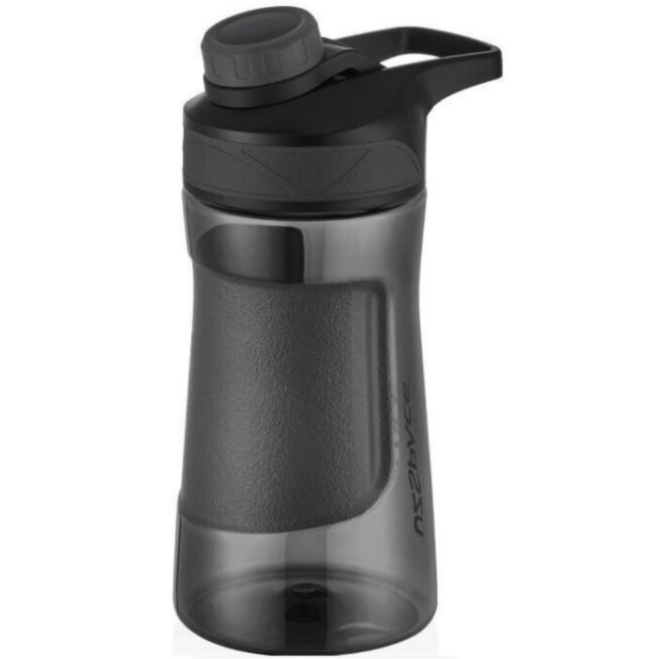Uzspace 9009 Mıknatıslı Kapak Silikonlu Tritan Matara 530 ml Yeşil