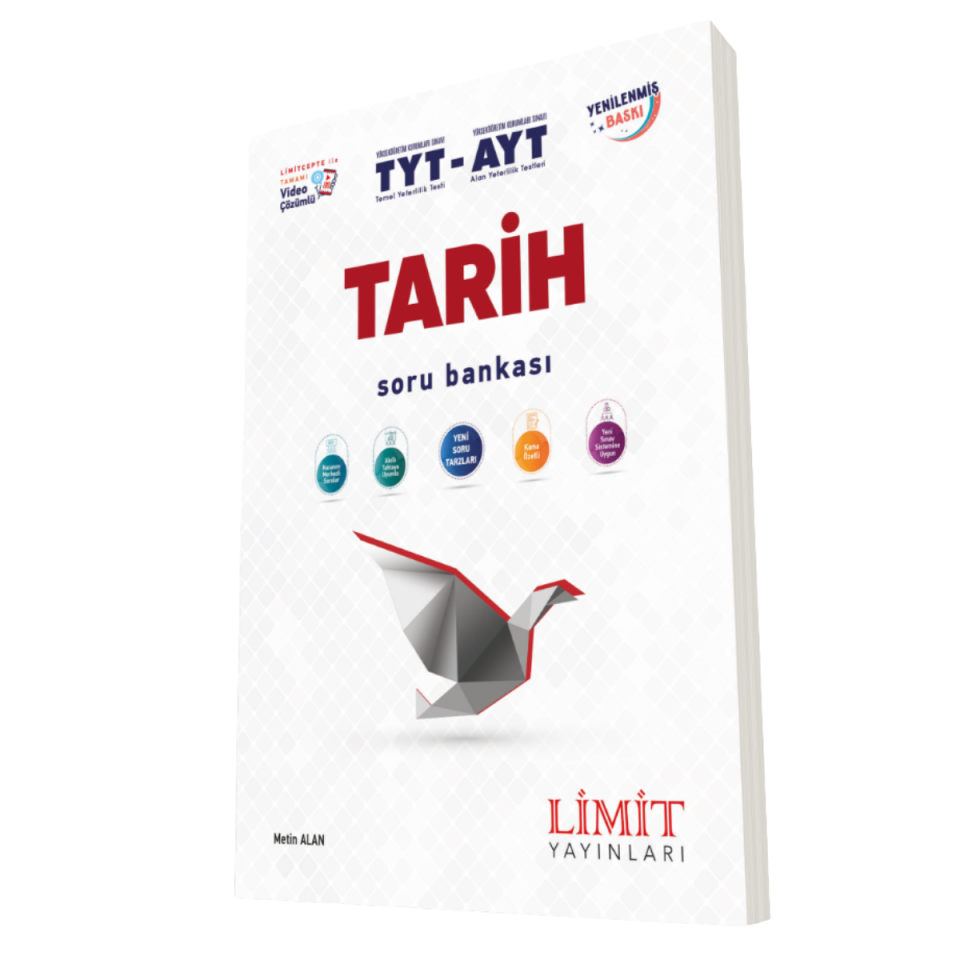Limit Yayınları Limit Yayınları TYT-AYT Tarih Soru Bankası