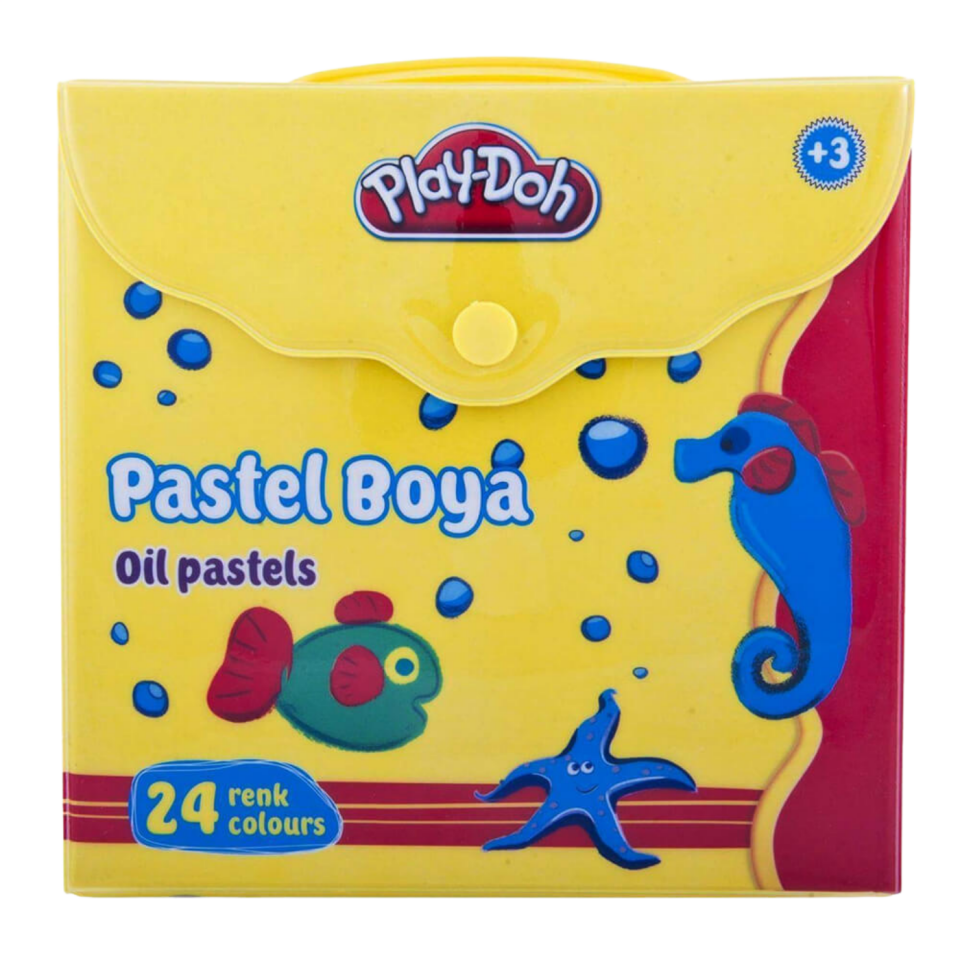 Play-Doh PA007 Pastel Boya Çantalı 24 Renk