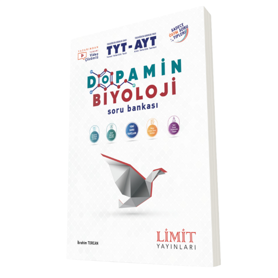 Limit Yayınları Limit Yayınları TYT-AYT Dopamin Biyoloji Soru Bankası