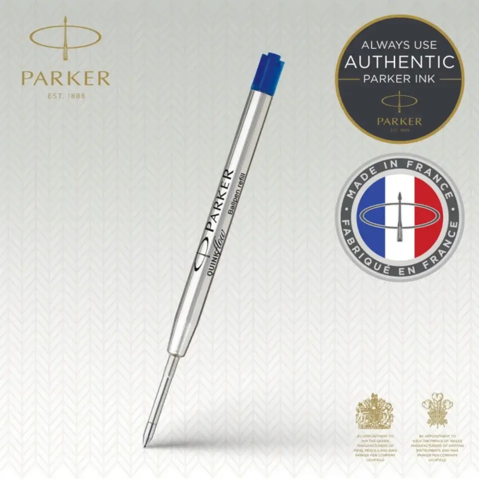 Parker Tükenmez Kalem Refill Blister Fine (İnce) F Uç Mavi 1950368