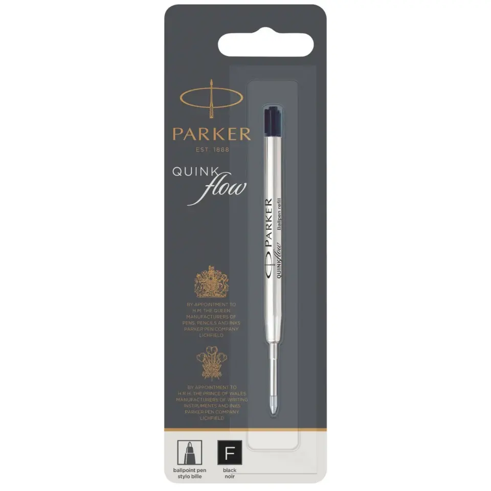 Parker Tükenmez Kalem Refill Blister Broad (Kalın) B Uç Siyah 1950366
