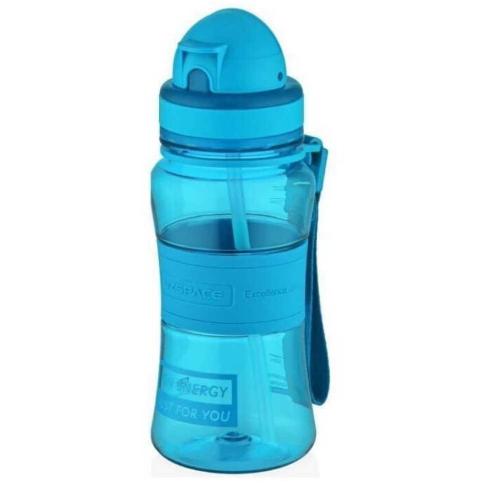 Uzspace 5023 Silikon Gövde Tritan Su Matarası 300 ml Turkuaz