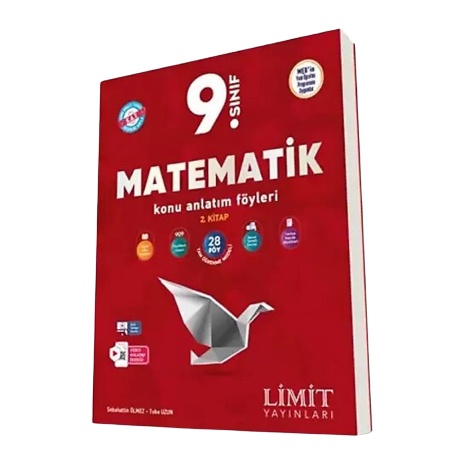 Limit Yayınları Limit Yayınları 9.Sınıf Matematik Konu Anlatım Föyleri 2.Kitap