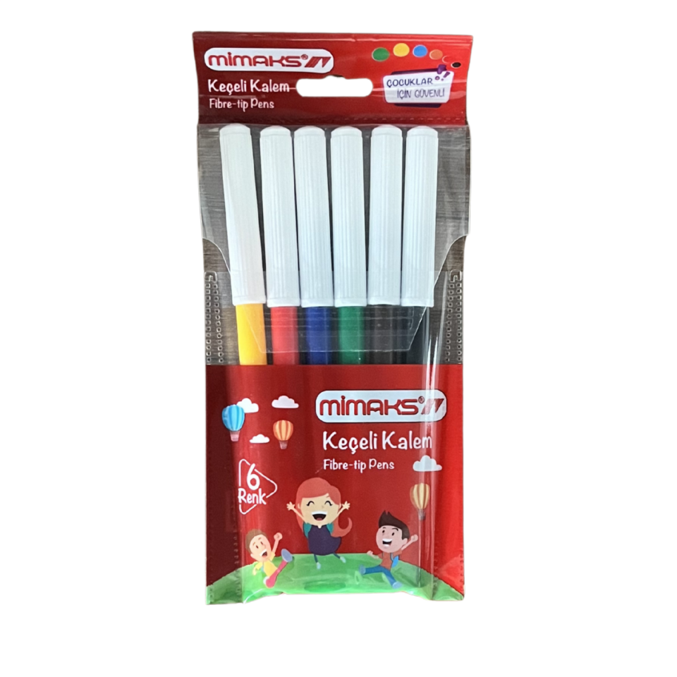 Mimaks Mimaks FK8906 Keçeli Kalem 6 Renk