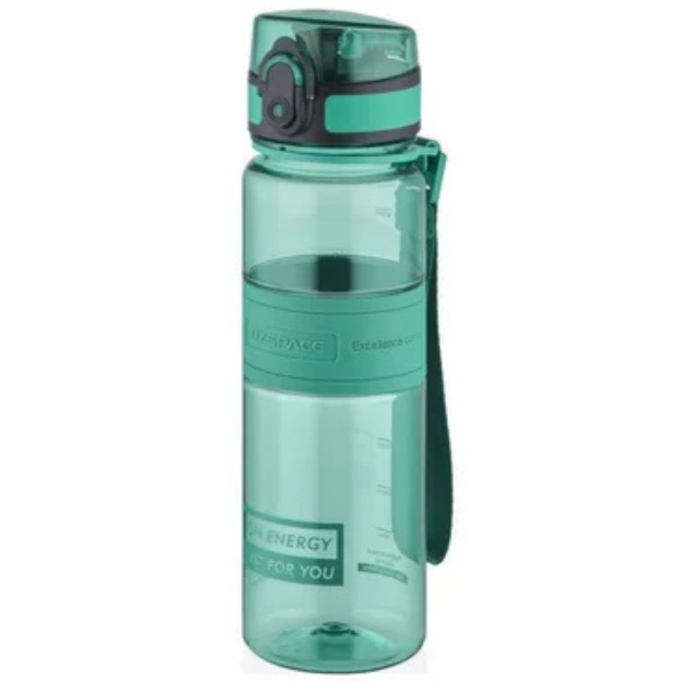 Uzspace 5026 Silikon Gövde Tritan Su Matarası 550 ml Pembe