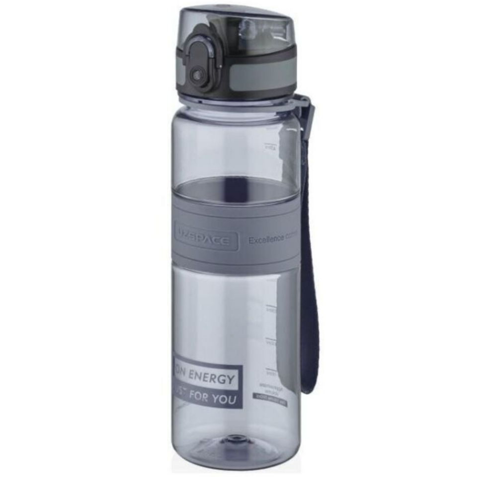 Uzspace 5026 Silikon Gövde Tritan Su Matarası 550 ml Turkuaz