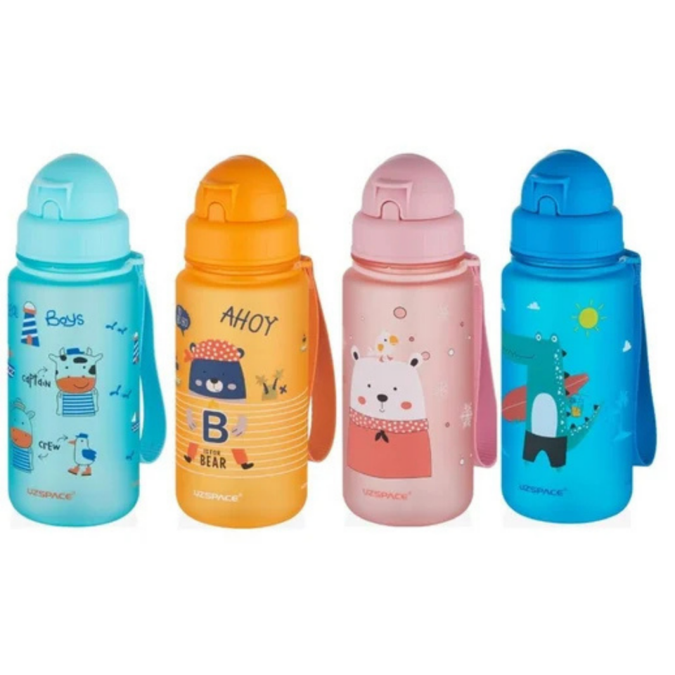 Uzspace 3024-5 Hayvan Desenli Tritan Suluk 400 ml