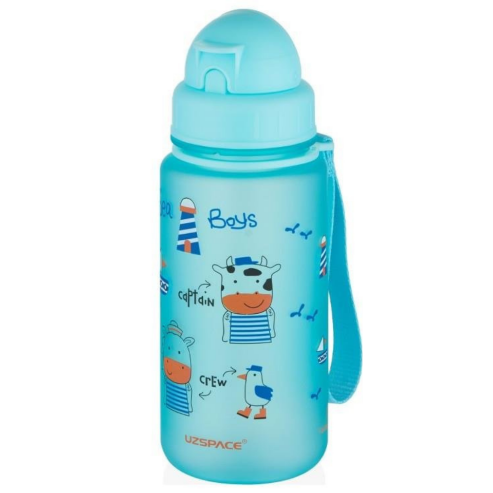 Uzspace 3024-5 Hayvan Desenli Tritan Suluk 400 ml Pembe