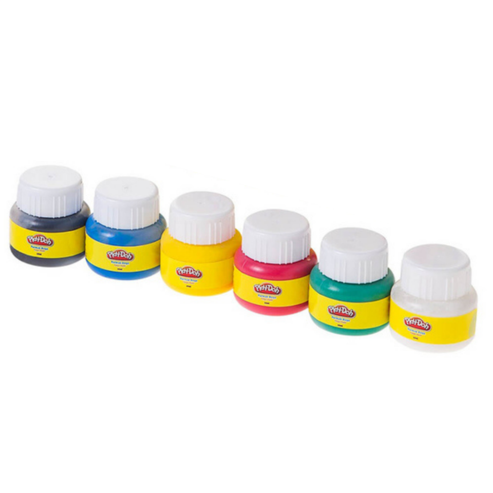 Play-Doh PR018 Parmak Boyası 6 Renk 30 ml