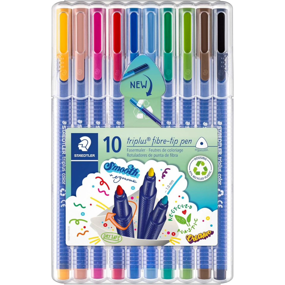 Staedtler Triplus Color 323-SB10-03 Keçeli Kalem 1.0 mm 10’lu Set