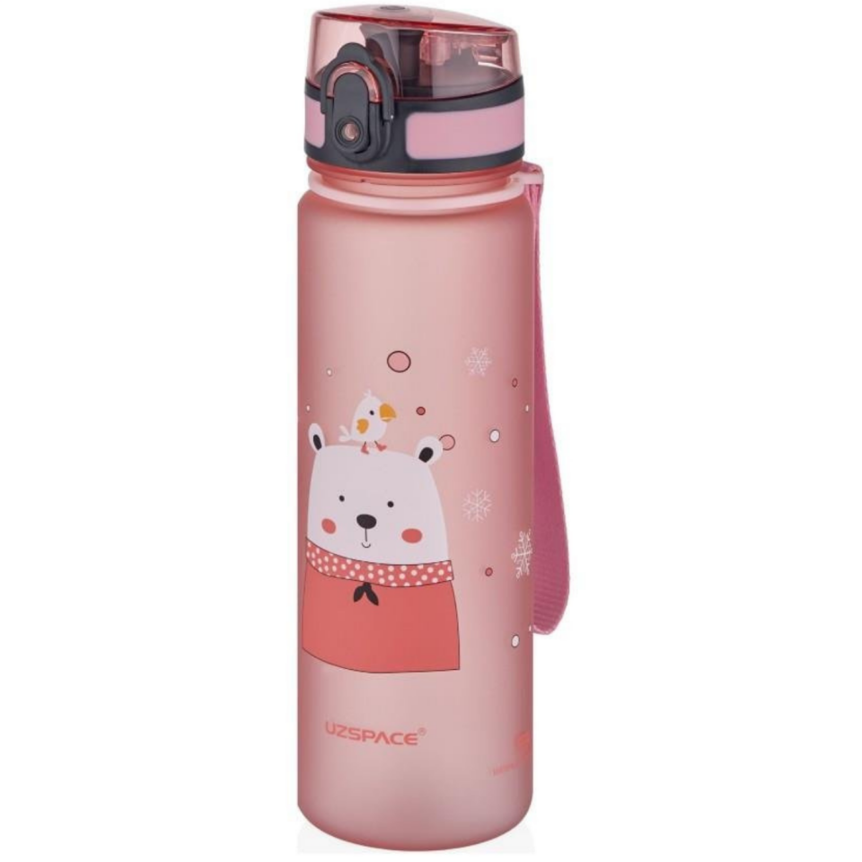  Uzspace 3026-5 Hayvan Figürlü Tritan Suluk 500 ml Mavi