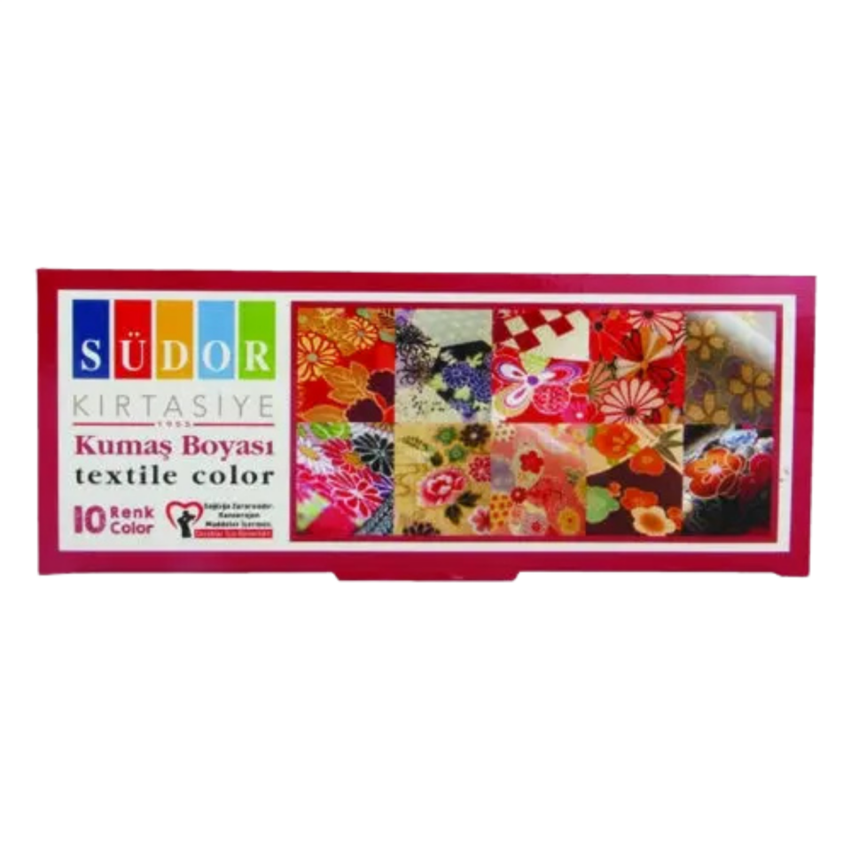 Südor Kumaş Boya Set 10x25 ml