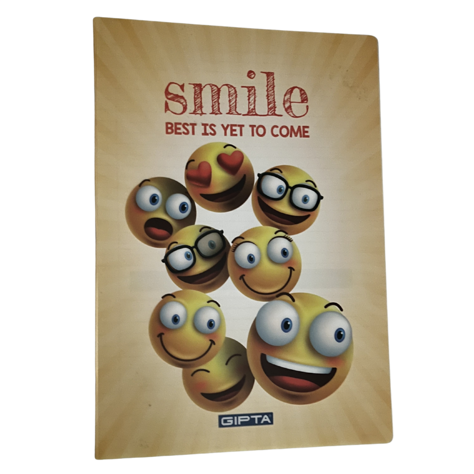 Gıpta 6744 Smile Tel Dikiş Ofis Pp Kapak A4 Çizgili Defter 80 Yaprak
