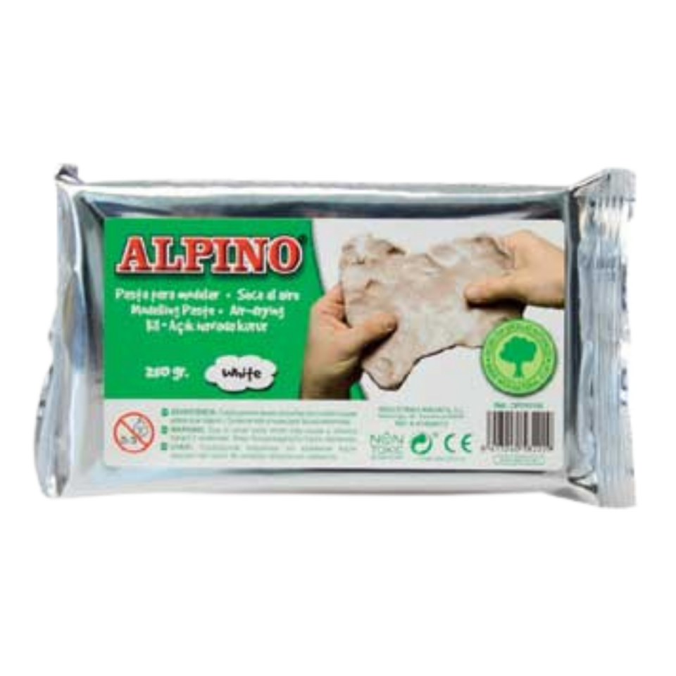 Alpino DP-­010104 Şekillendirme Kili Beyaz 250 gr