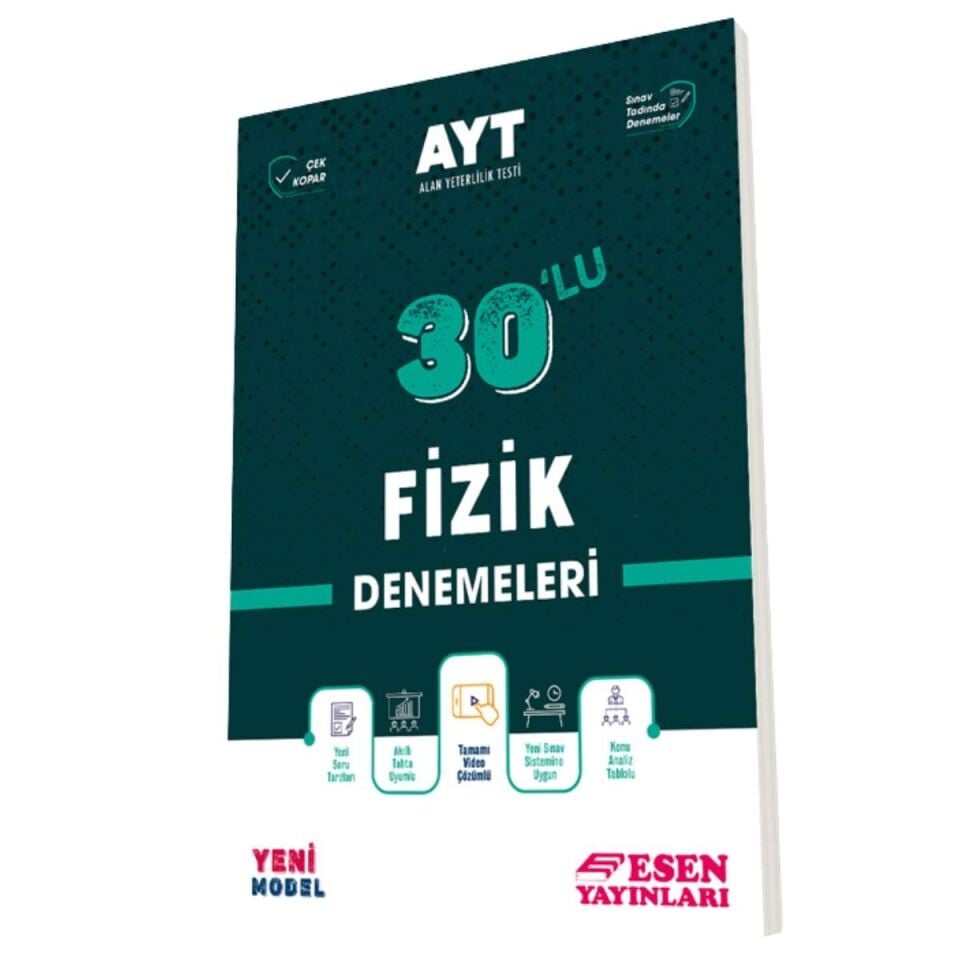 Esen Yayınları AYT 30'lu Fizik Denemeleri