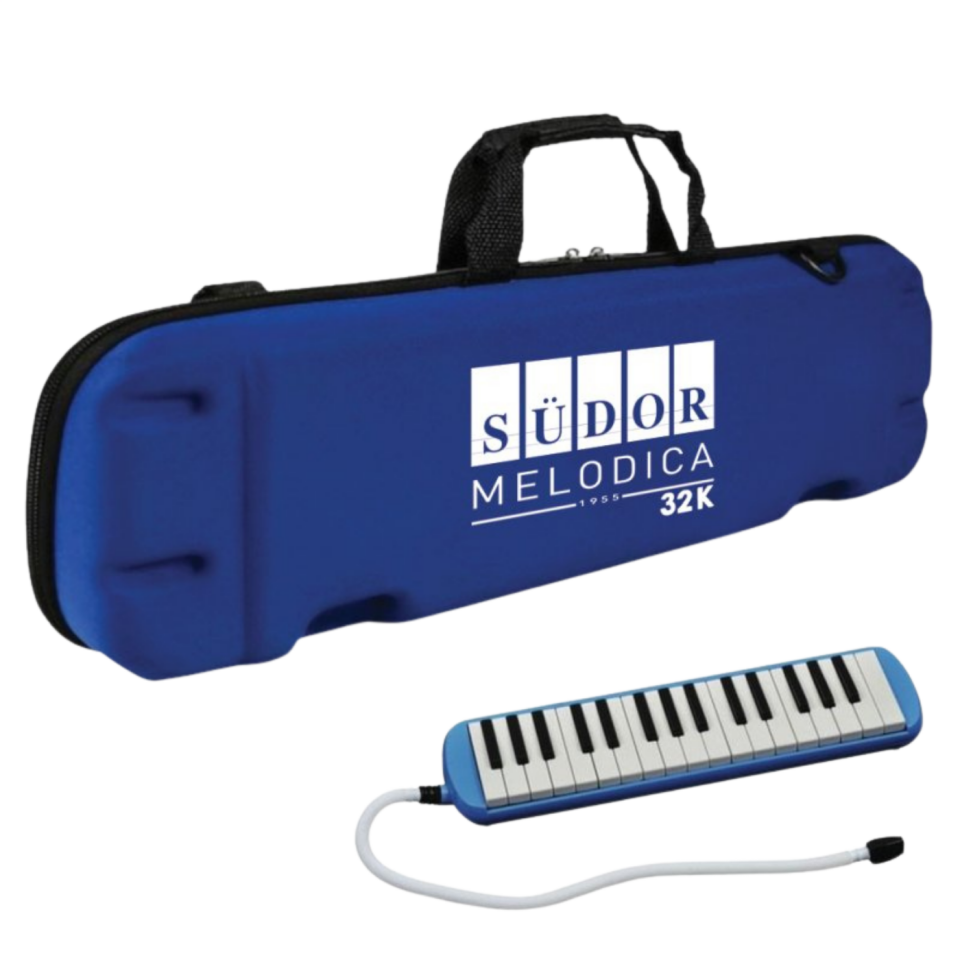 Südor Melodika 32K Bez Çantalı Kırmızı Siyah