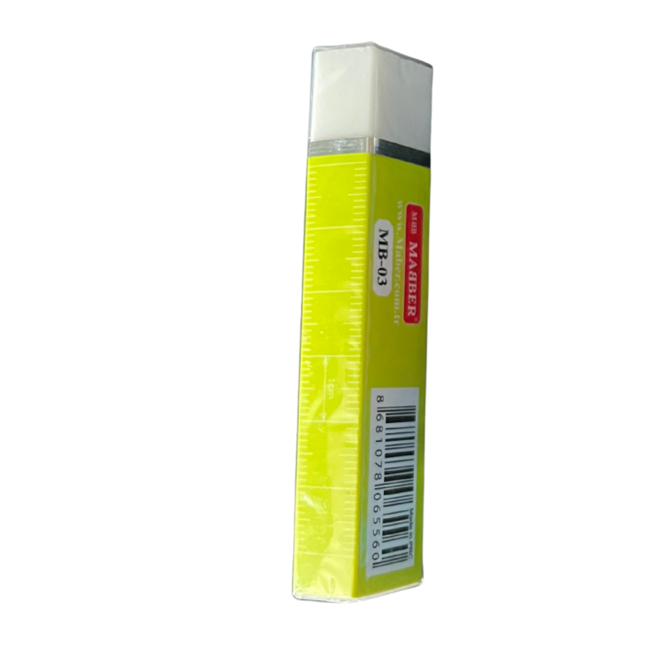 Mabber MB-03 Cetvelli Silgi Turuncu