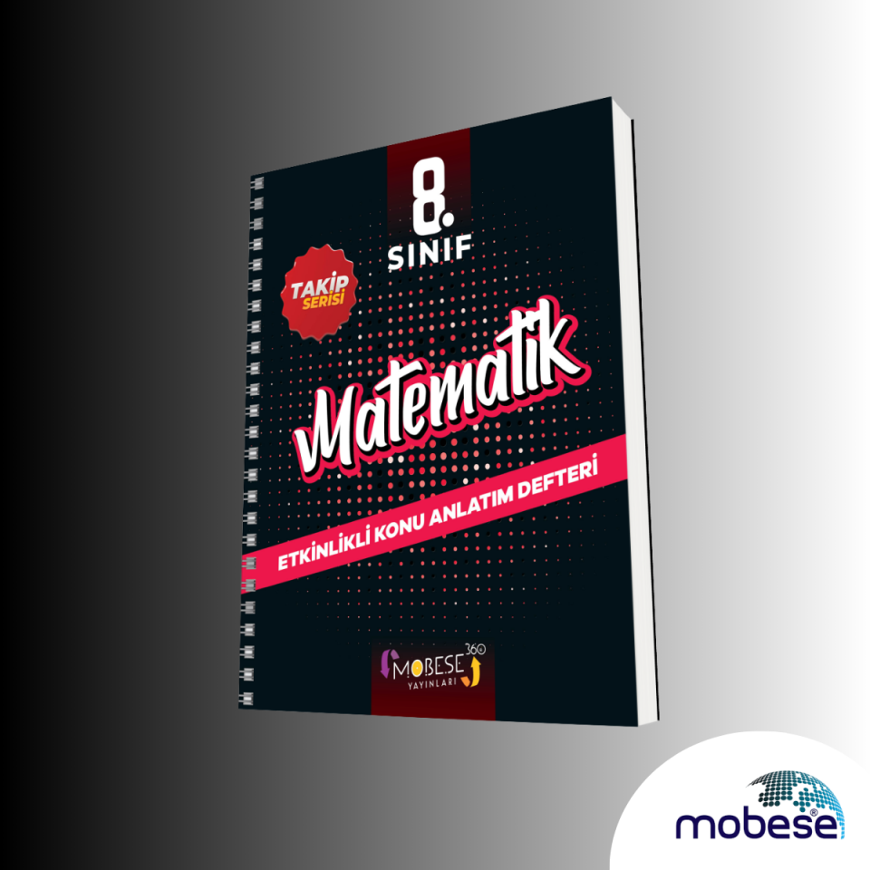 Mobese Yayınları Mobese 8.Sınıf Matematik Etkinlikli Konu Anlatım Defteri