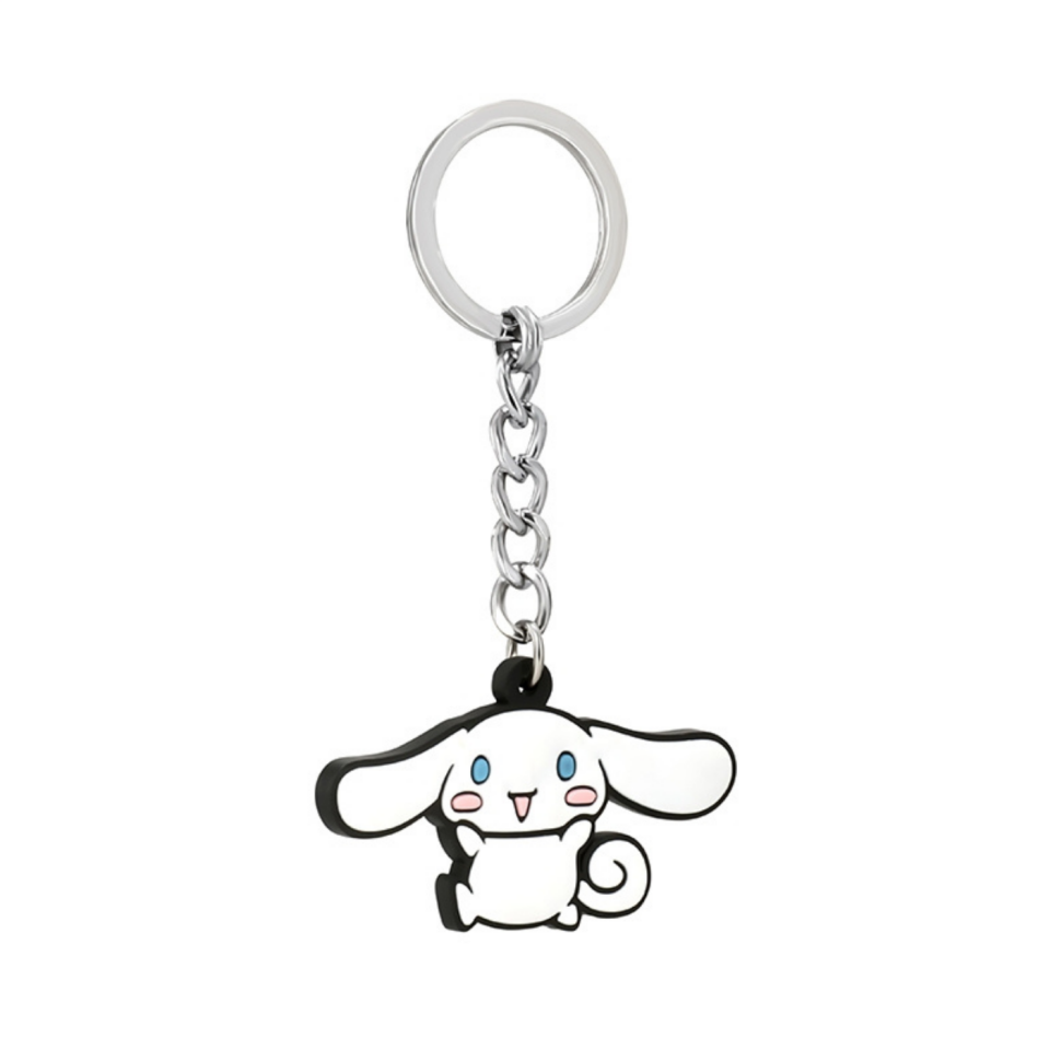 Hello Kitty Friends Temalı Zincirli Silikon Anahtarlık - 3083303