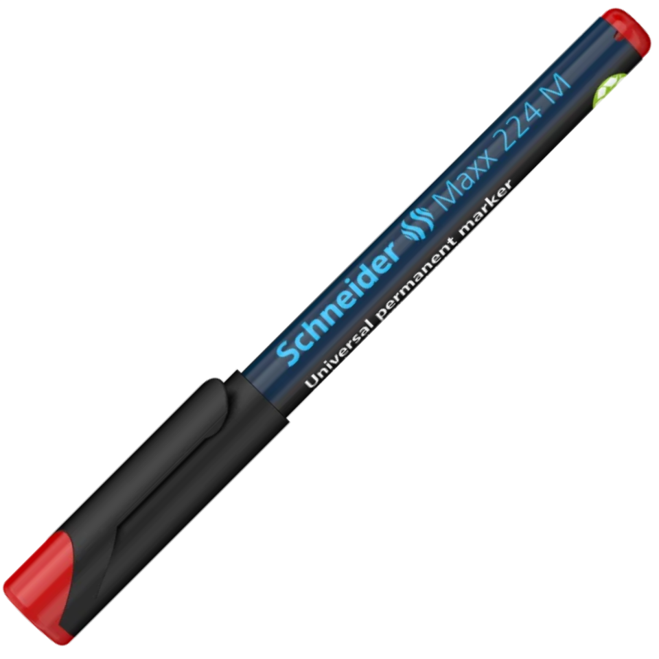 Schneider 224 Asetat Kalem M Kırmızı 1202