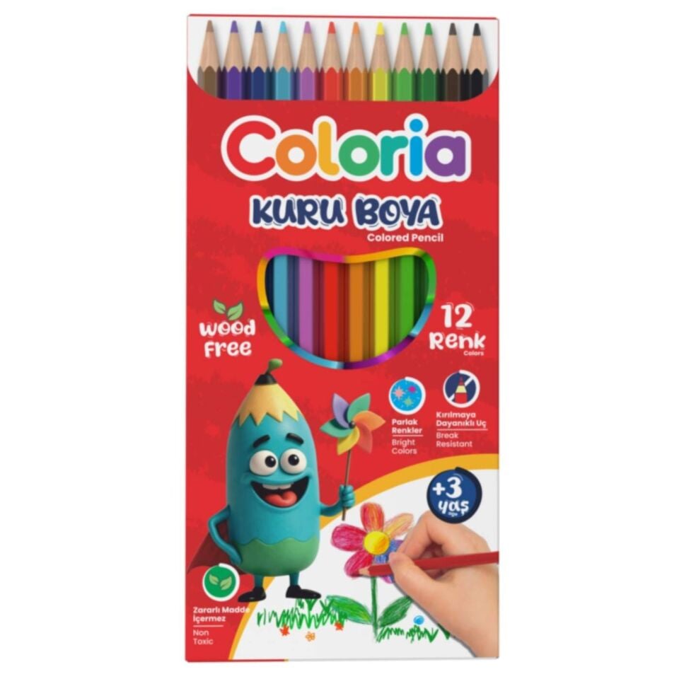 Coloria 1392 Hex Prime Kuruboya 12'li
