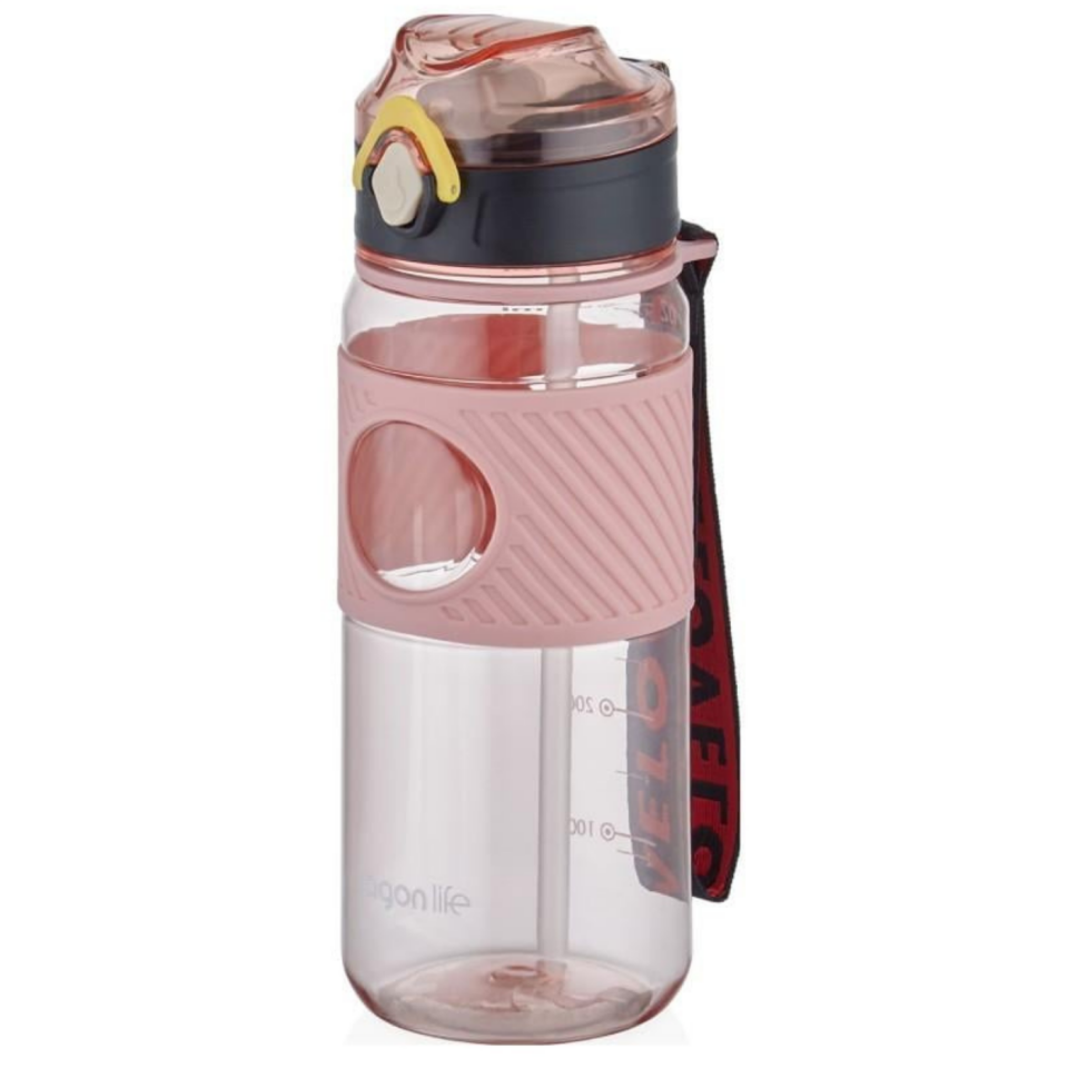 Vagonlife 2236 Silikon Gövde Su Matarası 600 ml Mavi
