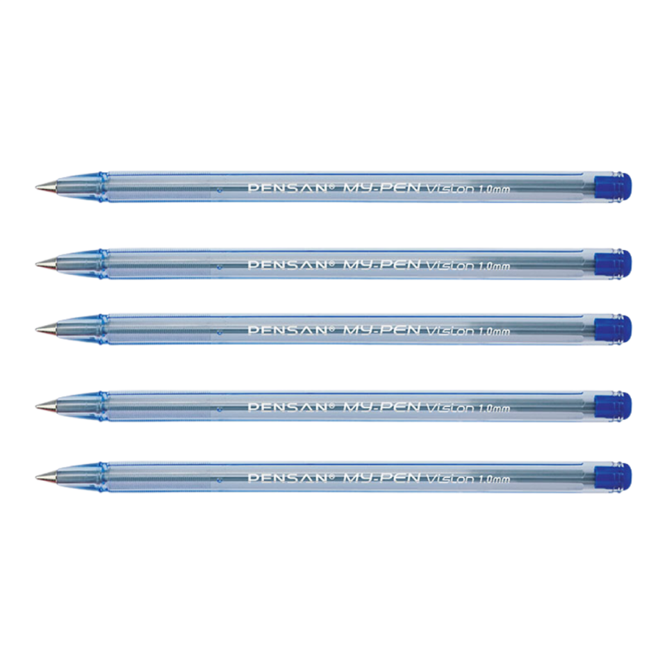 Pensan 2210 Tükenmez Kalem My-Pen 5'li Mavi