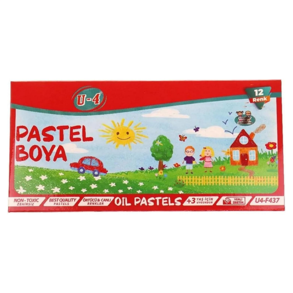 U-4 Pastel Boya 12 Renk