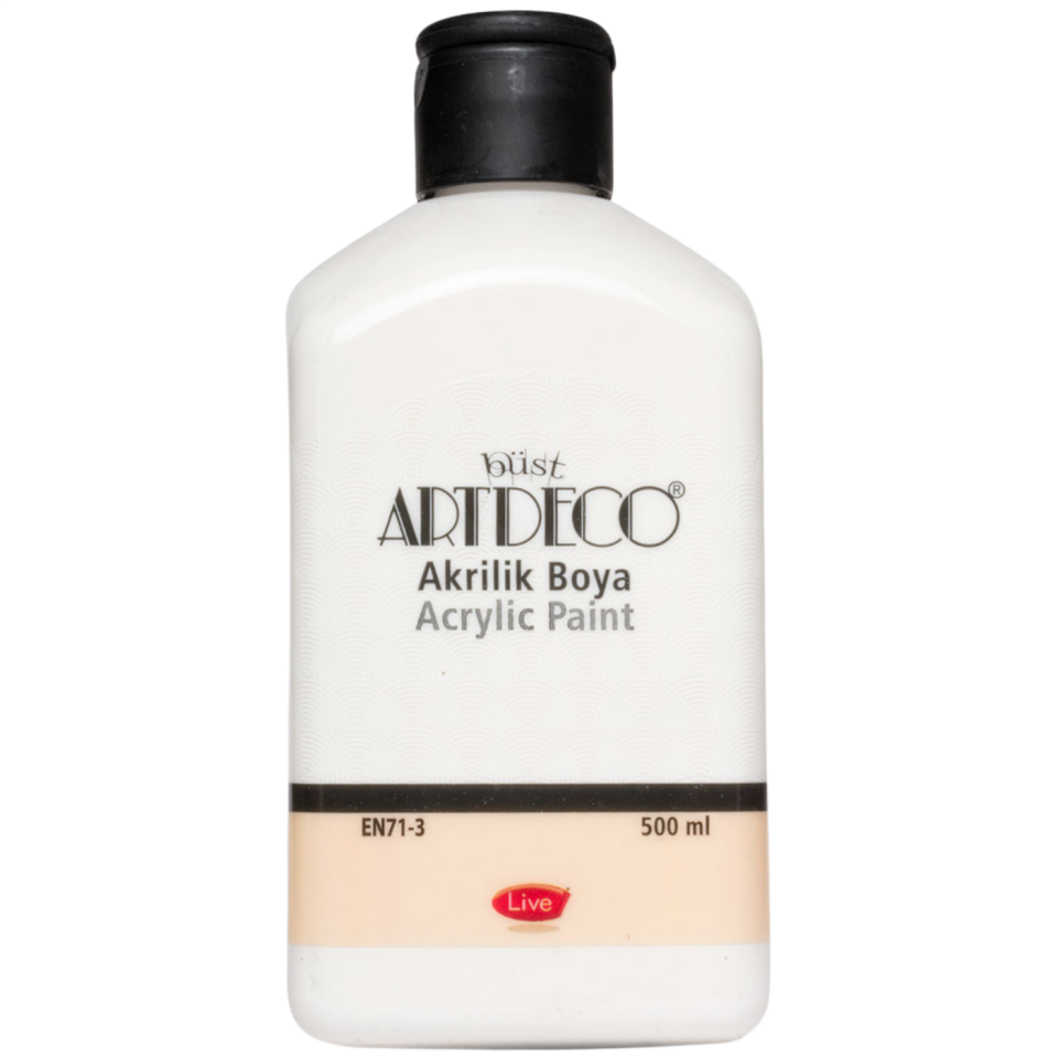 Artdeco 3670 Akrilik Boya Kırık Beyaz 500 ml