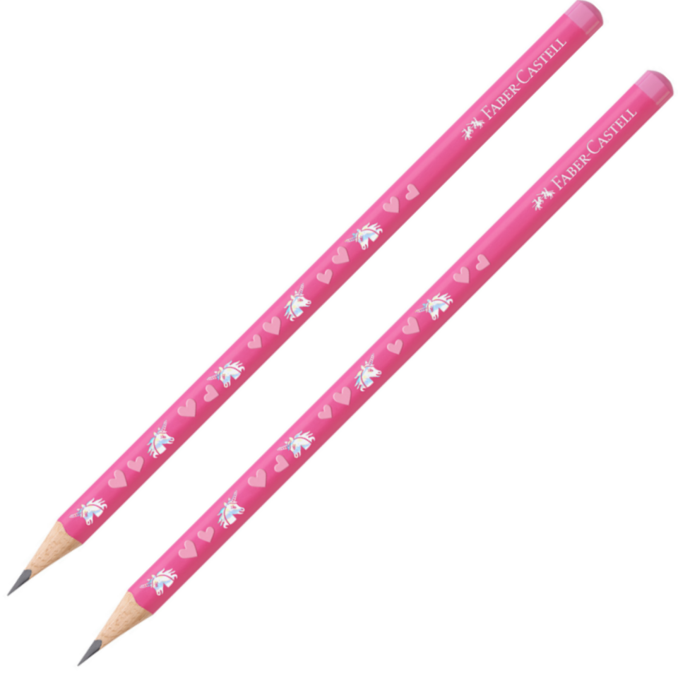 Faber-Castell Dino-Unicorn 111553 2B Okul Kurşun Kalemi