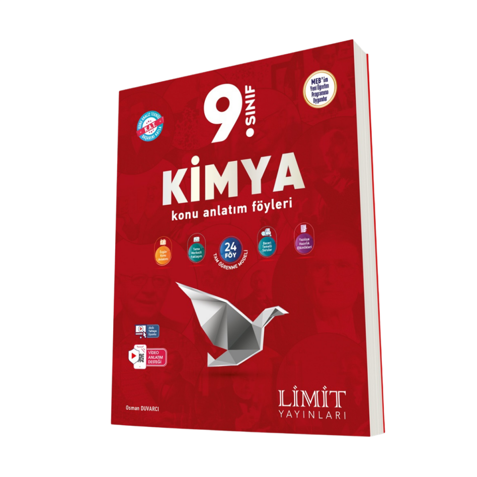 Limit Yayınları Limit Yayınları 9.Sınıf Kimya Konu Anlatım Föyleri