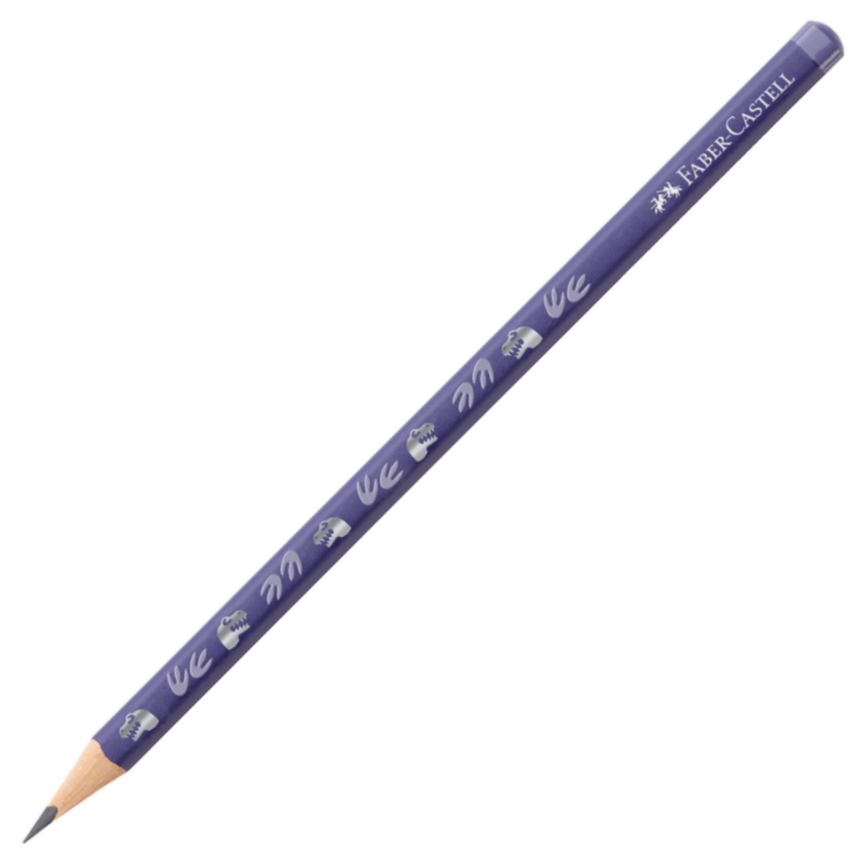 Faber-Castell Dino-Unicorn 111553 2B Okul Kurşun Kalemi Pembe