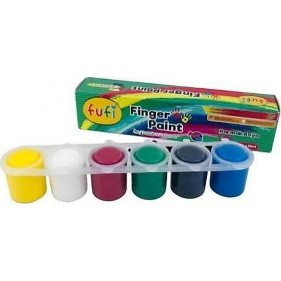 Fufi Yıkanabilir Parmak Boya 6x25 ml