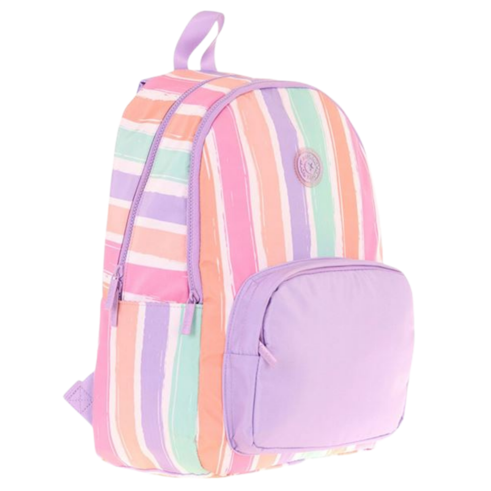 Kaukko Rainbow Okul Sırt Çantası Line Lilac K1801