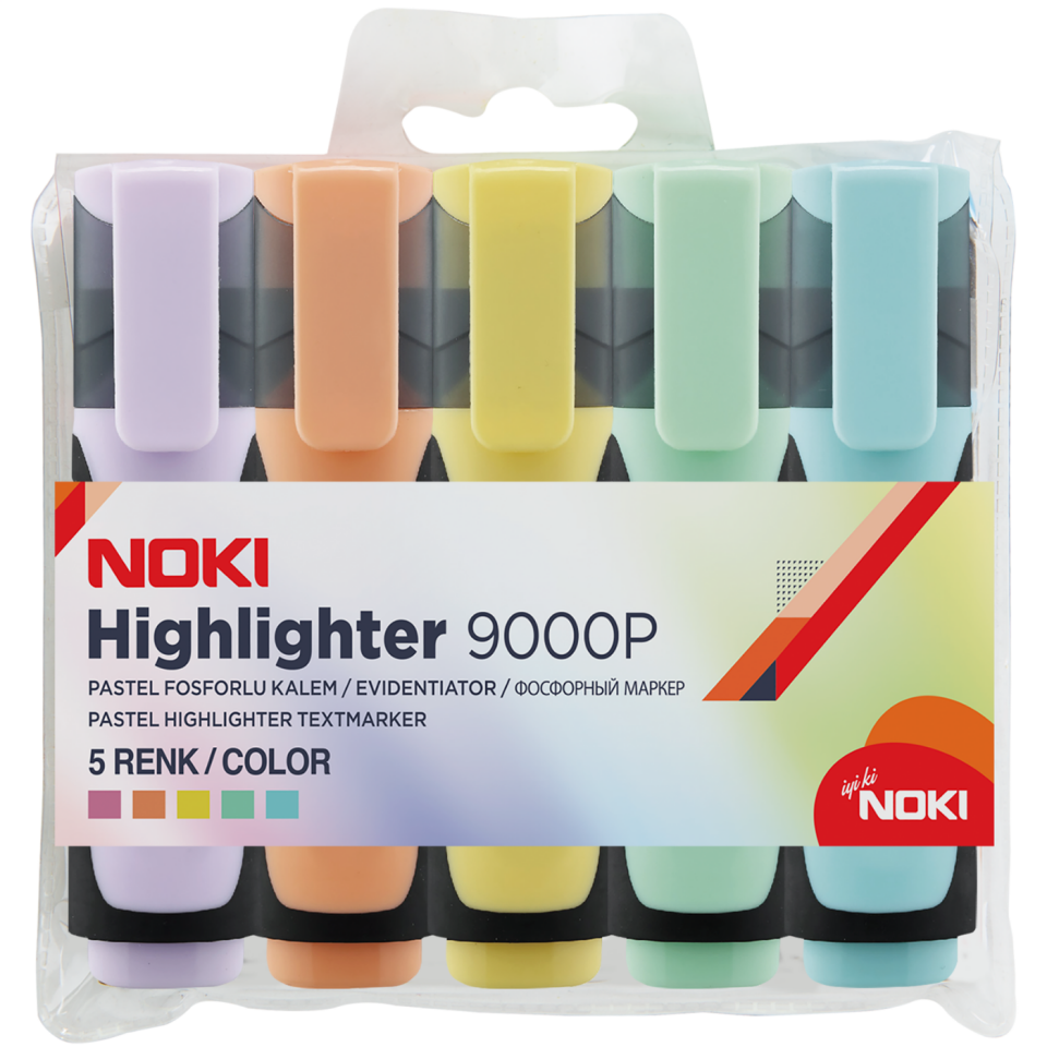 Noki 90005 Fosforlu Kalem 5'li Set