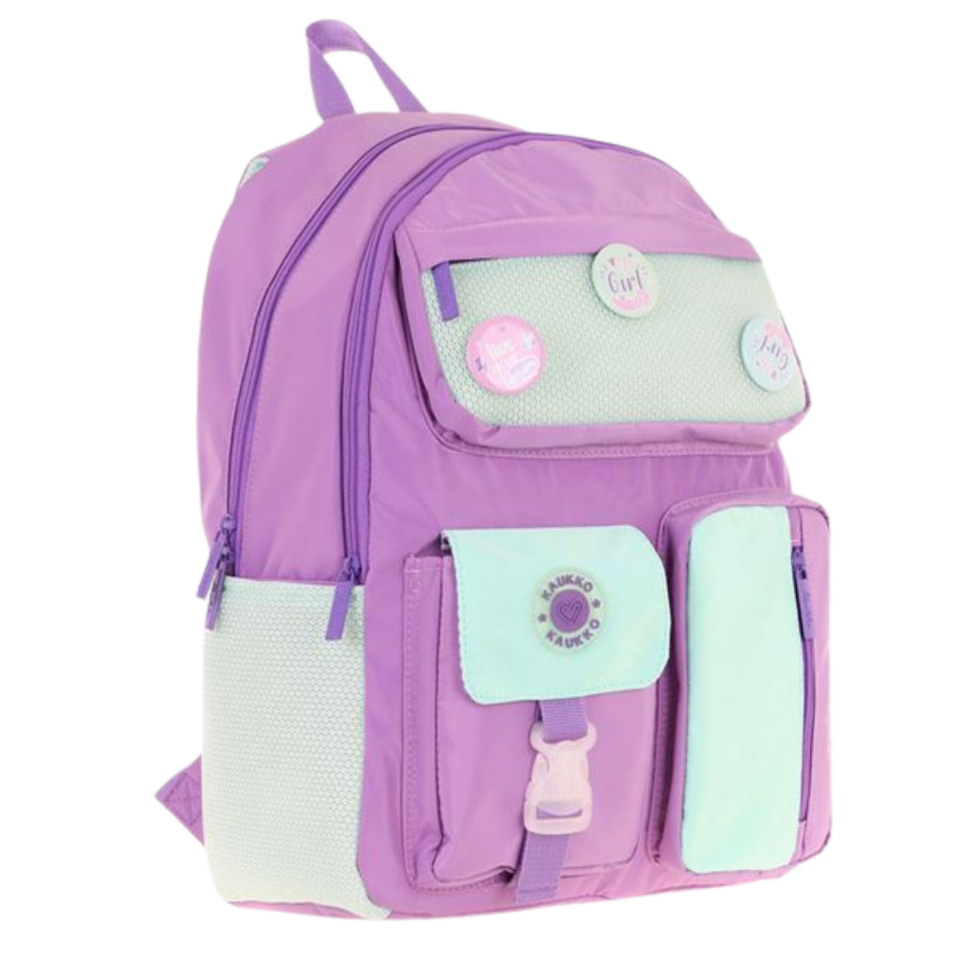 Kaukko Travel Okul Sırt Çantası Lilac K1827