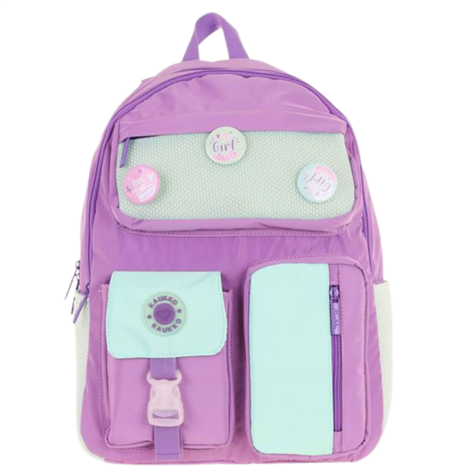 Kaukko Travel Okul Sırt Çantası Lilac K1827
