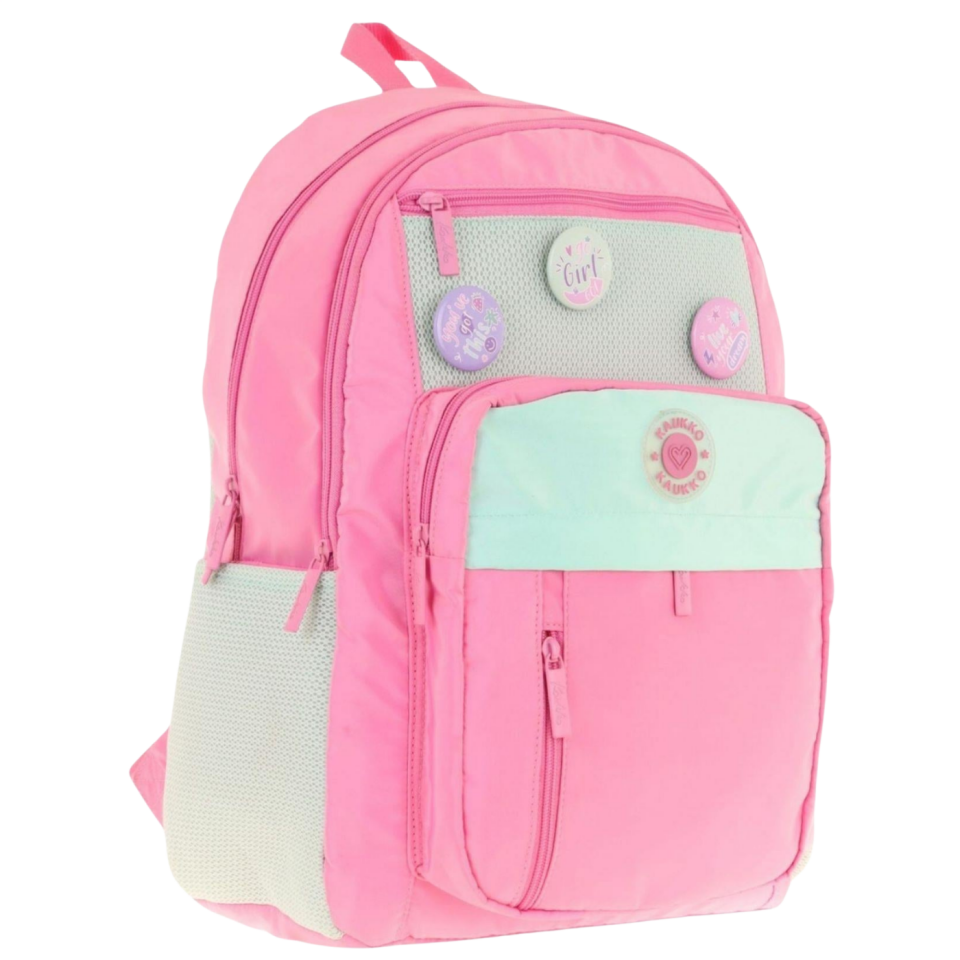 Kaukko Holiday Okul Sırt Çantası Pink 1828