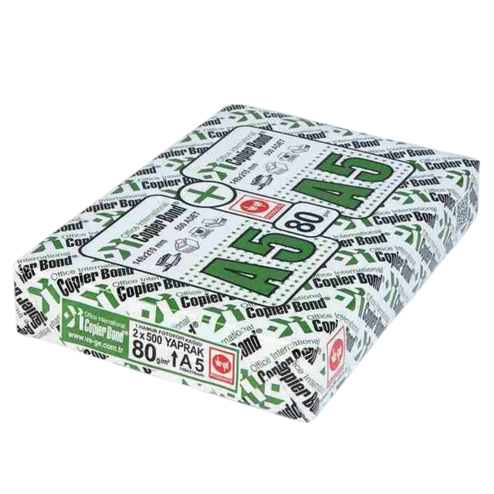 Copierbond Fotokopi Kağıdı A5 Beyaz 80 gr (1 Paket)