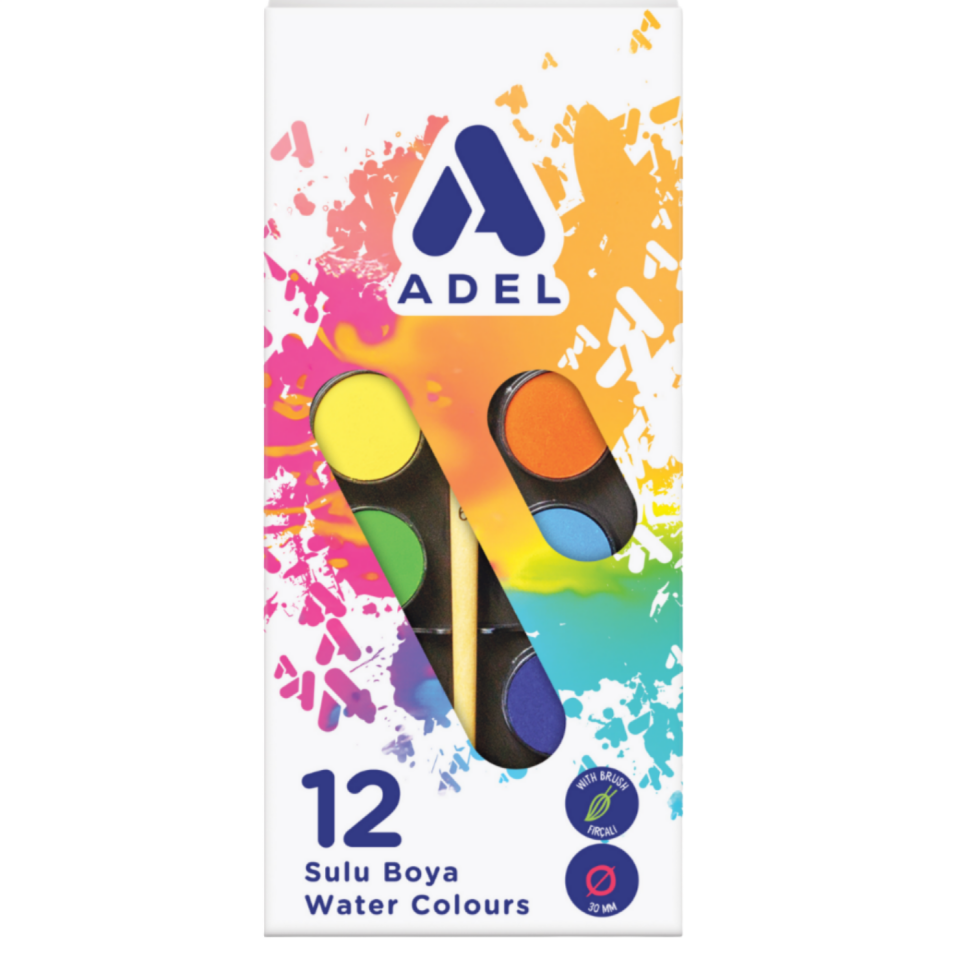 Adel Okul Öğrenci Boyama Seti ABS-001 Mavi