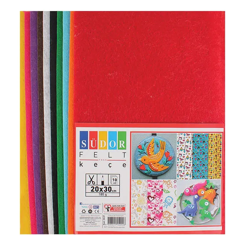 Südor SK37 180 gr Keçe 10 Renk 20x30 cm