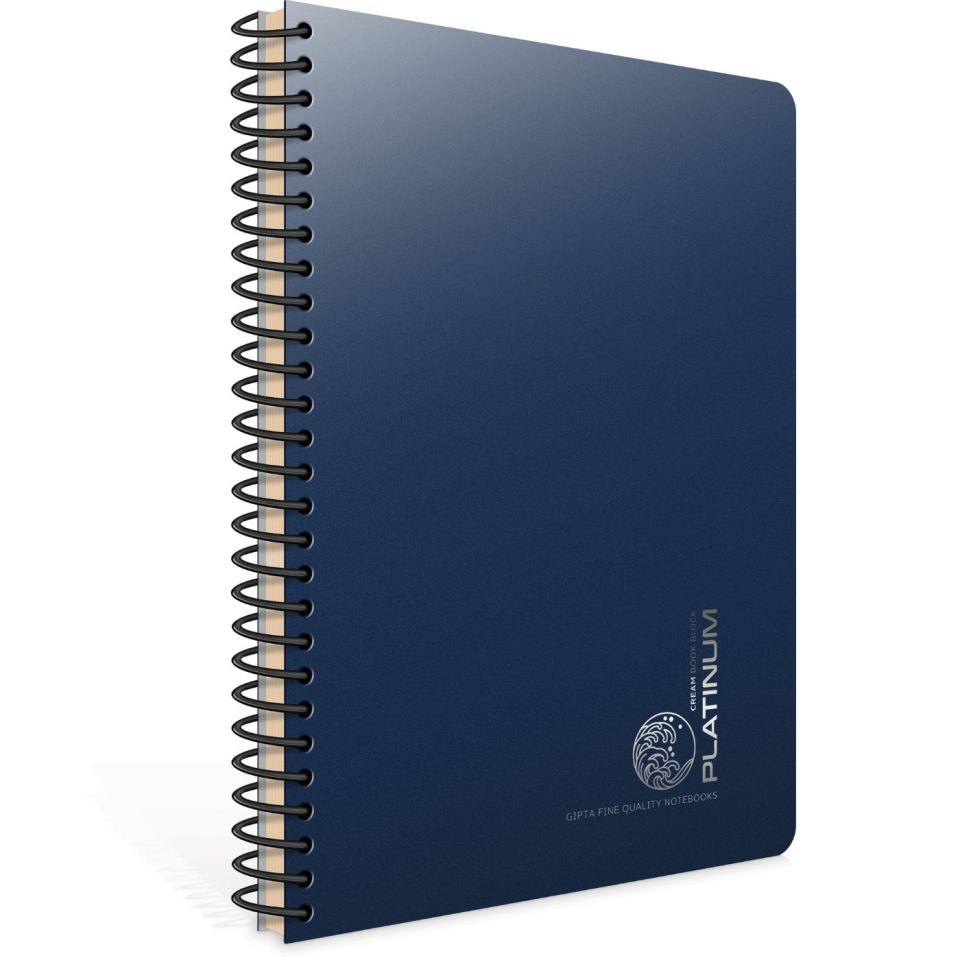 Gıpta 5692 Platinum Spiralli Pp Kapak 17x24 Çizgili Defter 100 Yaprak Kırmızı