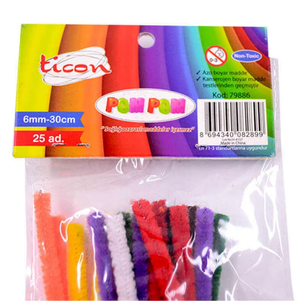 Ticon Şönil ( 6 mm*30 cm ) 25'li