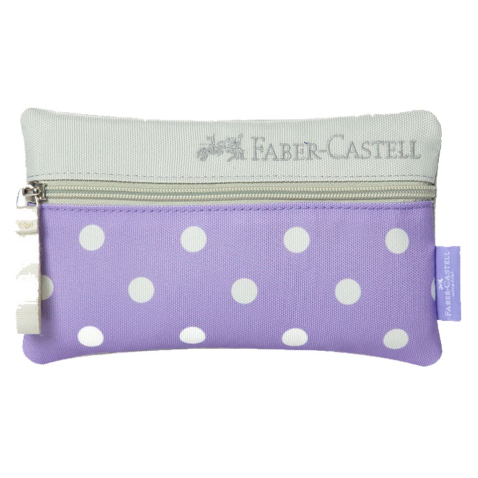 Faber-Castell Polly Tek Gözlü Kalem Çantası - 000109 Mor