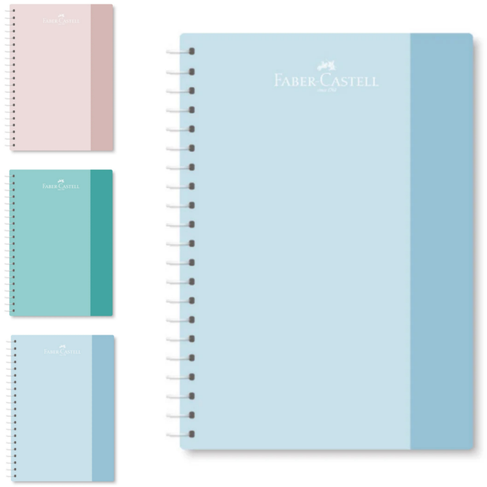 Faber-Castell A4 Soft Spiralli PP Kapak Çizgili Defter