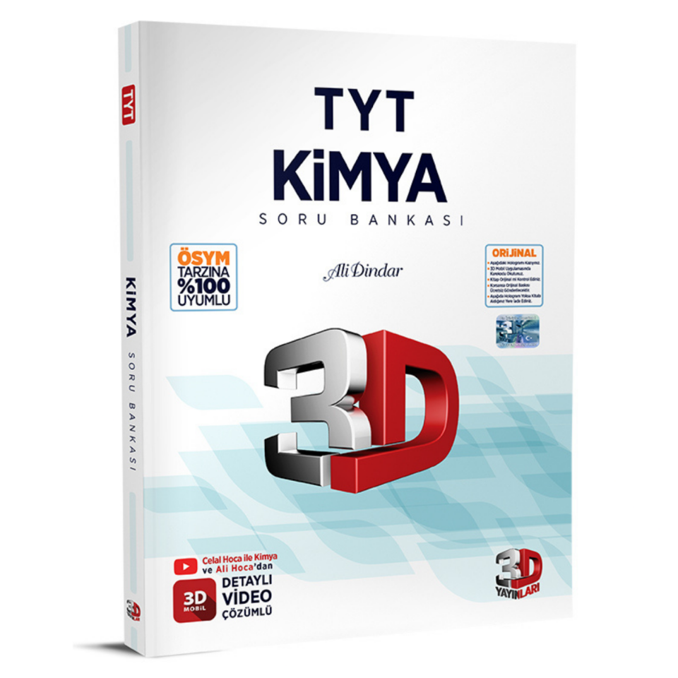 3D Yayınları TYT Kimya Soru Bankası