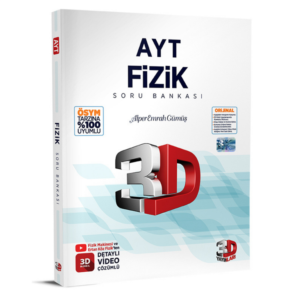 3D Yayınları 3D Yayınları AYT Fizik Soru Bankası