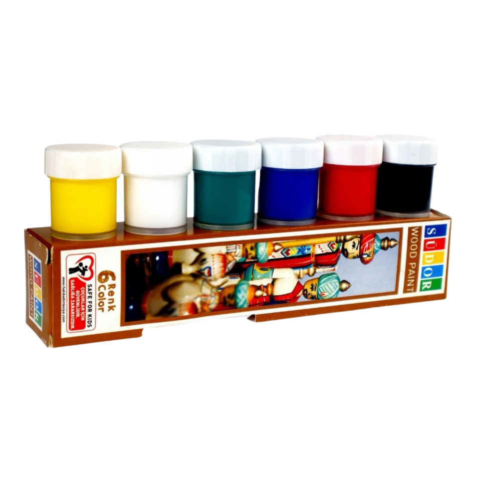 Südor Südor Ahşap Boya Set 6x20 ml 6x20 ml