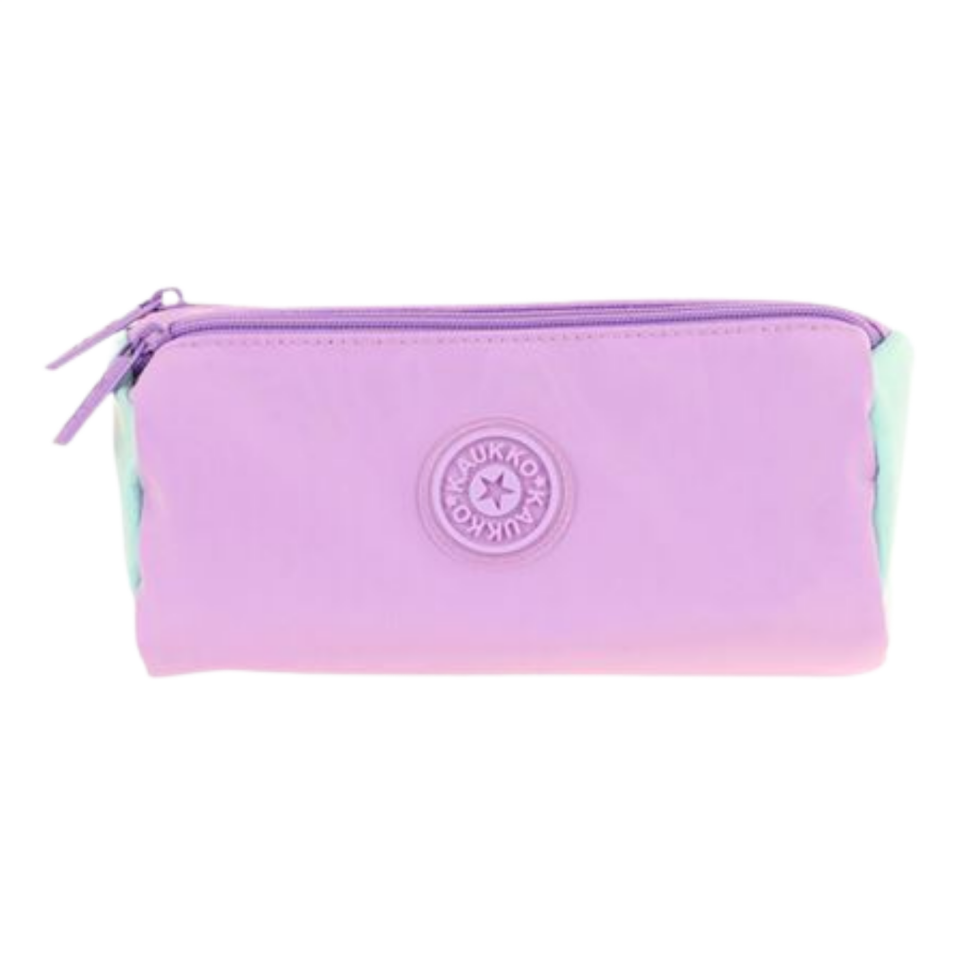 Kaukko Quick 2 Bölmeli Kalem Çantası Lilac K2702